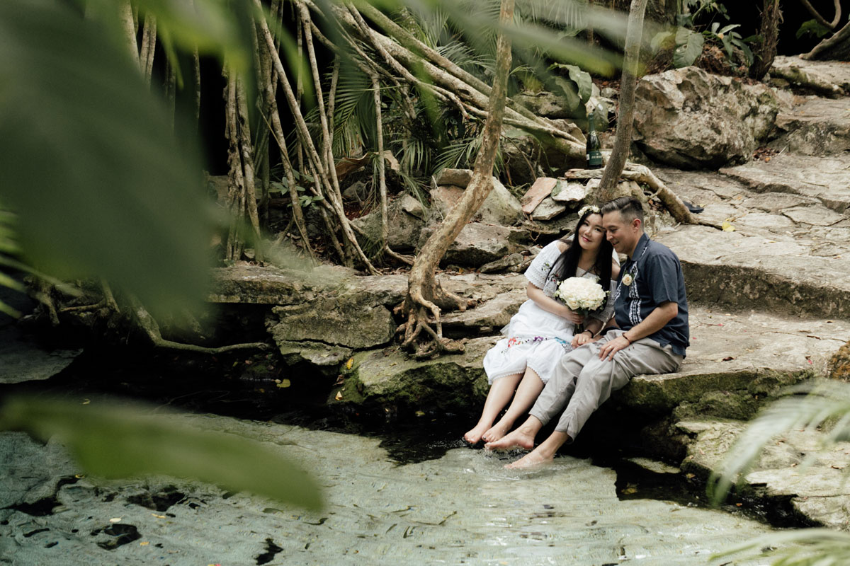 Cenote Elopement Photography