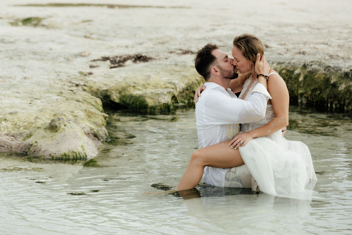 Playa del Carmen Beach Trash the Dress