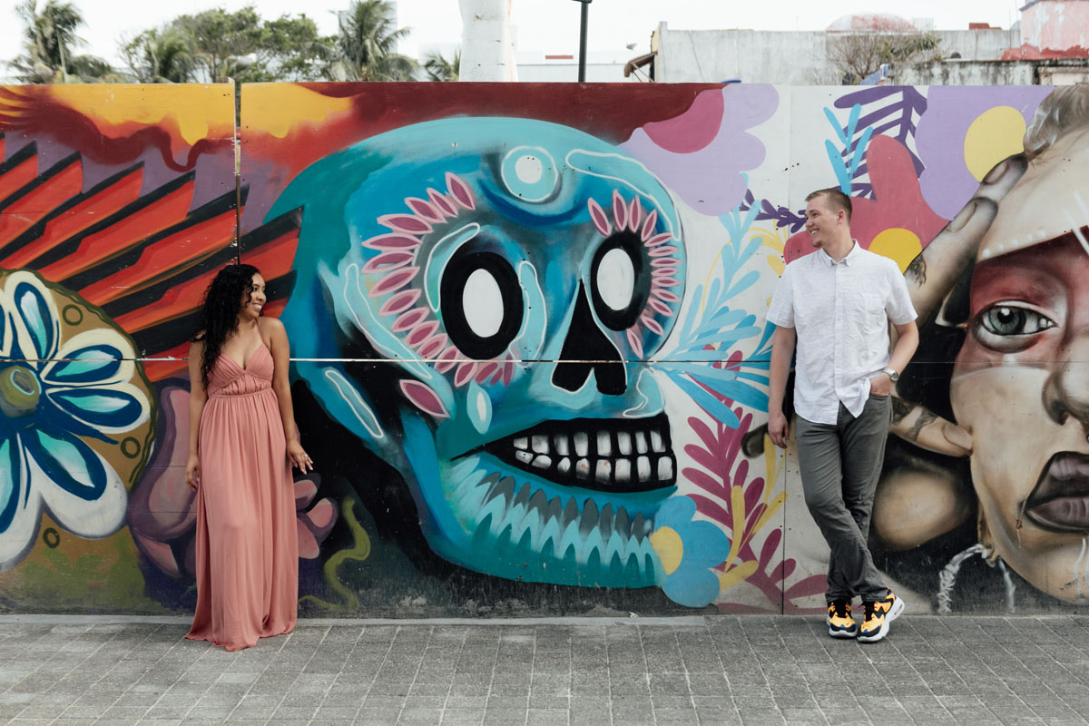 Playa del Carmen Engagement photography