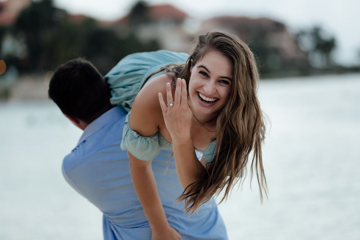 Puerto Aventuras engagement photography